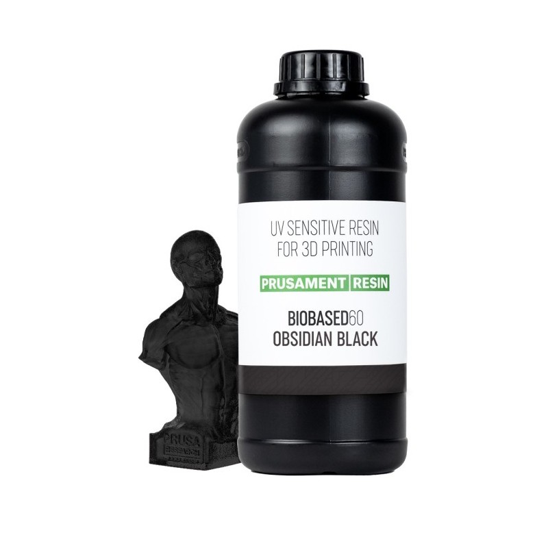 Prusament Resin BioBased60 Obsidian Black 1kg
