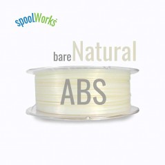 SpoolWorks ABS Filament Natural02 Plain - Bobina da 0.75 Kg Diam. 1.75 Colore Natural02