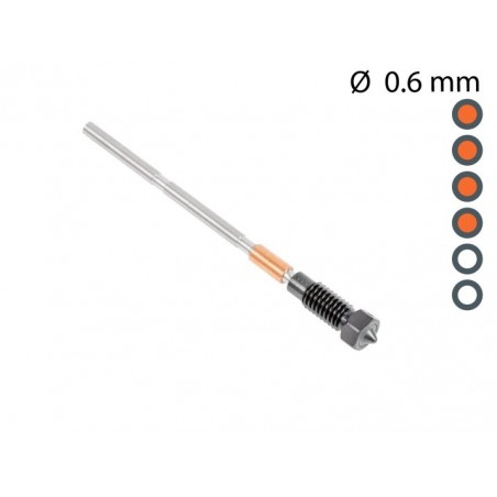 Prusa Nozzle ObXidian - 0.6 mm Per stampanti MK4 / XL / MK3.9 / MK4S / MK3.9S / CORE One/+/L