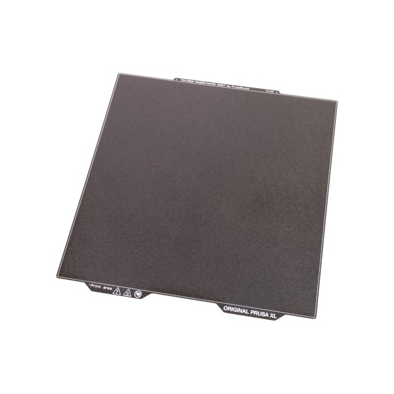 XL Textured Powder-coated Steel Sheet 36 x 36 cm Per Original Prusa XL