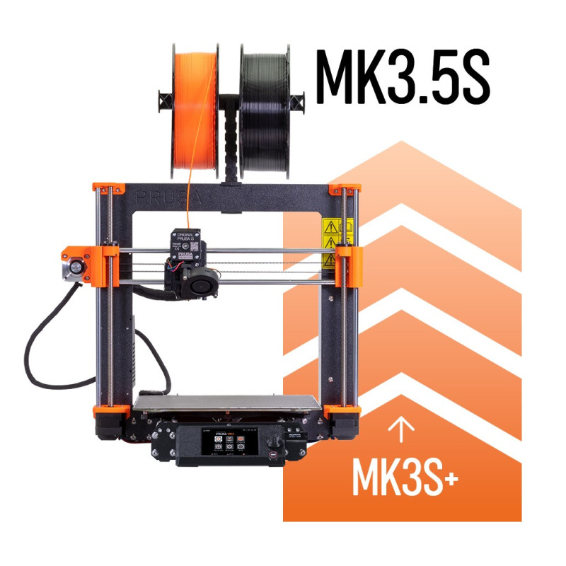 Kit Original Prusa i3 MK3S/+ (black PSU and heatbed cable screwed) to MK3.5S upgrade