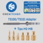 TS100/101 Soldering Adapter + Tips Set