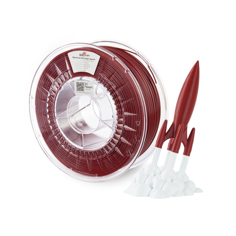 Premium PLA High Speed  1kg 1.75 Crimson red (Rosso cremisi)