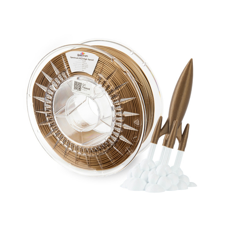 Premium PLA High Speed  1kg 1.75 Gold (oro)