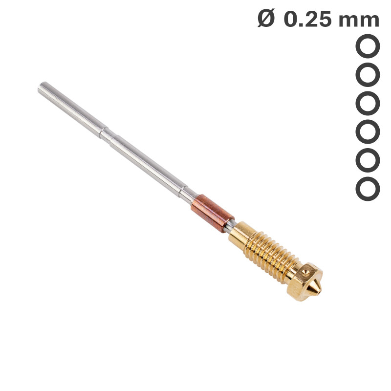 Prusa Nozzle brass - 0.25 mm MK4 - XL-MK3.9-MK4S-MK3.9S-CORE One