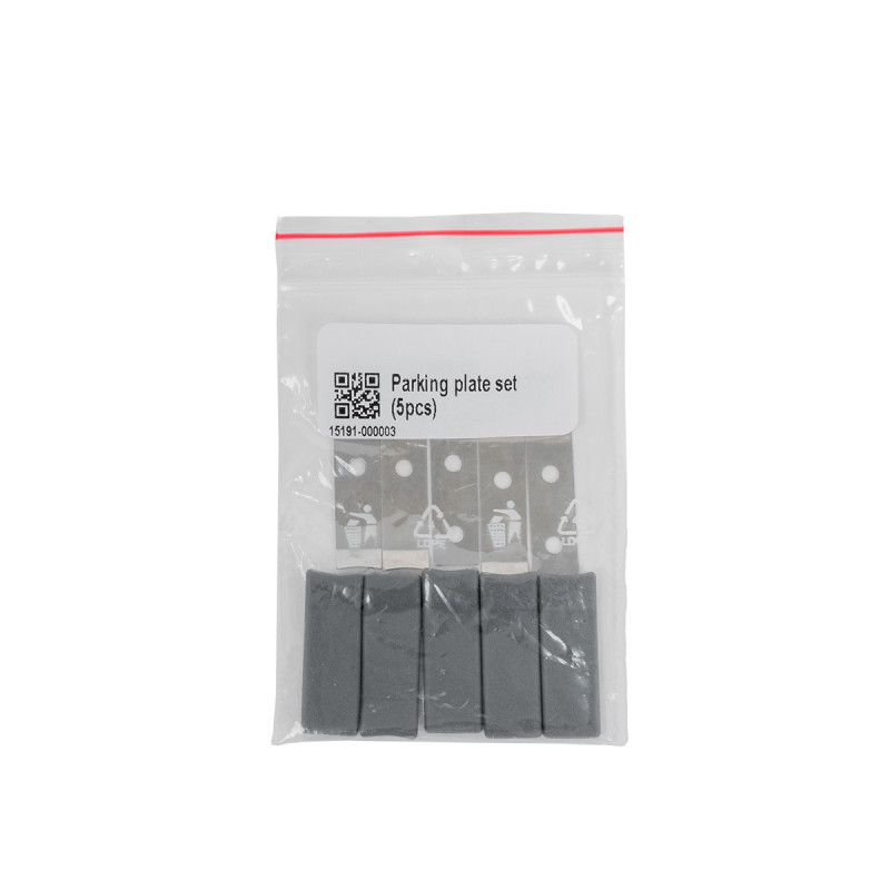 Parking plate set per XL. 5pz