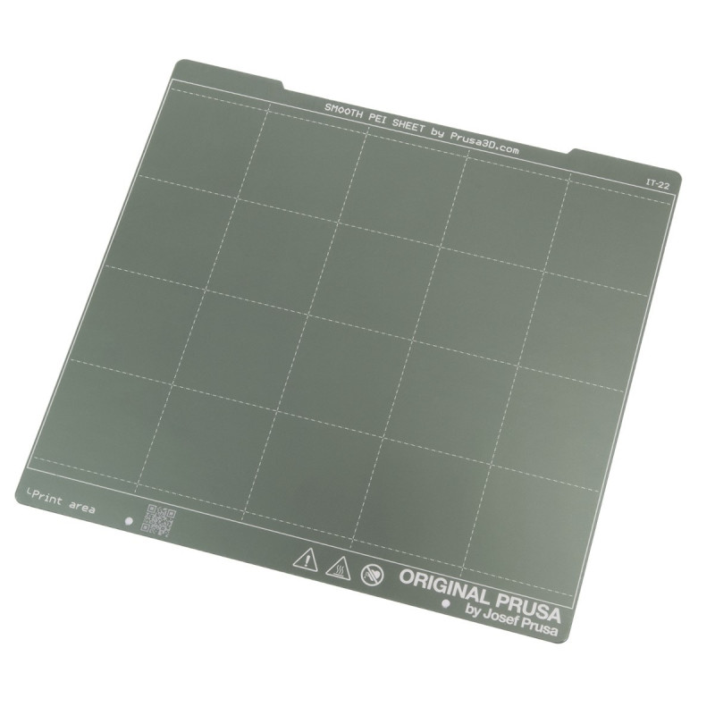 Piano in acciaio flessibile per MK3 con PEI su entrambi i lati