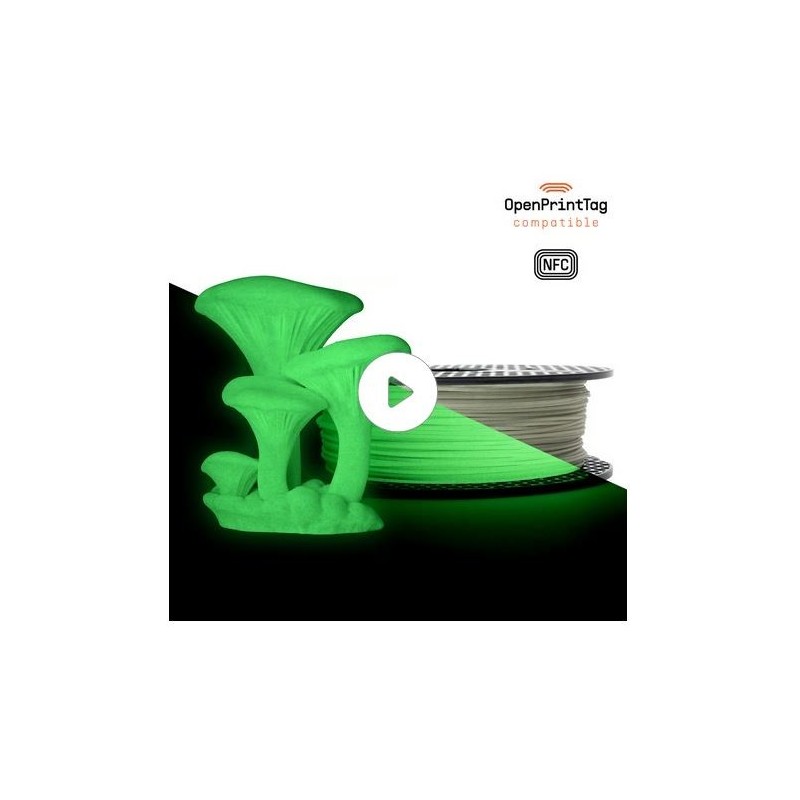 Prusament PETG 800g 1.75 Ultraglow Green (NFC)
