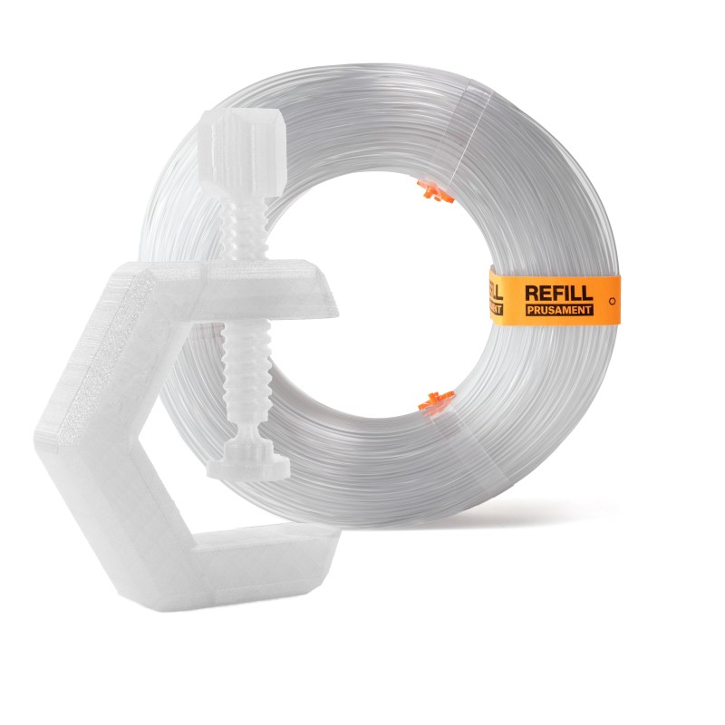 Prusament PETG 900g 1.75 Prusa Clear  Refill (compatibile NFC )